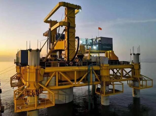 中交天和新型海上風(fēng)電嵌巖鉆機(jī)問世 填補一項空白