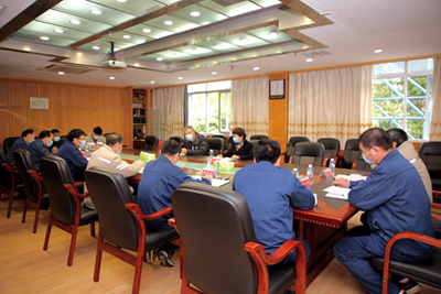 大唐湖南分公司黨委書記劉建龍到石門發(fā)電公司調(diào)研指導(dǎo)工作