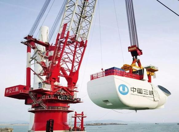 我國自主研發(fā)單機(jī)容量最大海上風(fēng)電機(jī)組“落戶”三峽福清興化灣風(fēng)場