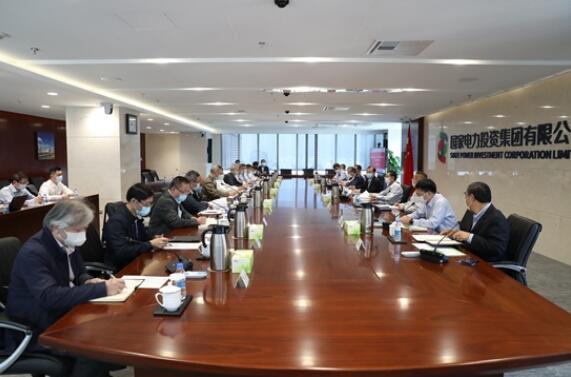 國家電投總經理江毅會見東方電氣黨組副書記、總經理俞培根