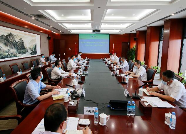 中國能建黨委書記、董事長汪建平會見國華電力董事長宋暢、總經(jīng)理李巍一行