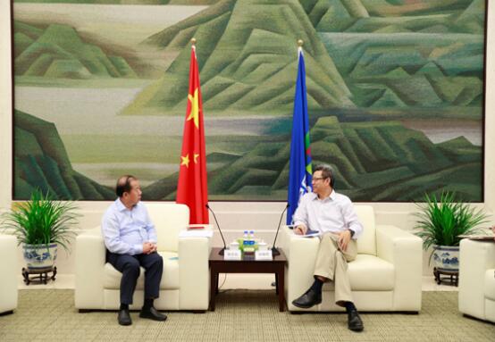 國家電投黨組書記、董事長錢智民會見上海交通大學校長、中國工程院院士林忠欽