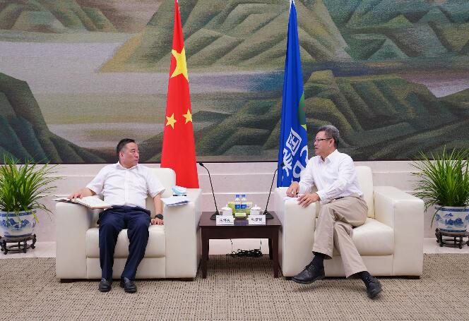 中國能建黨委書記、董事長宋海良拜會國家電投董事長錢智民