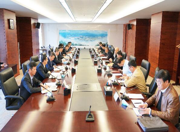 中國能建黨委書記、董事長宋海良拜會三峽集團董事長雷鳴山