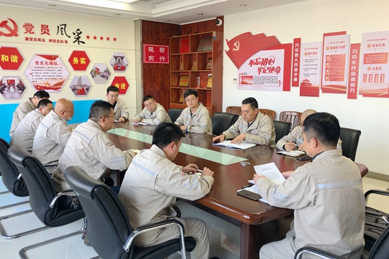 大唐淮北發(fā)電廠開展“沖刺四季度，奪取雙勝利”主題黨日活動(dòng)