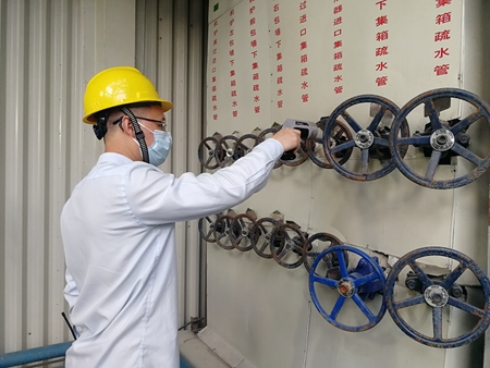 國能神福(晉江)熱電有限公司全面排查閥門內(nèi)漏提升機(jī)組效率