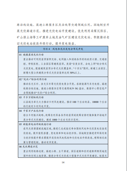 發(fā)改委、能源局等九部委聯(lián)合印發(fā)發(fā)布&ldquo;十四五&rdquo;可再生能源規(guī)劃！