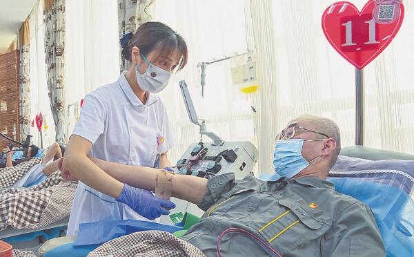 朱皞：22年，堅(jiān)持無償獻(xiàn)血