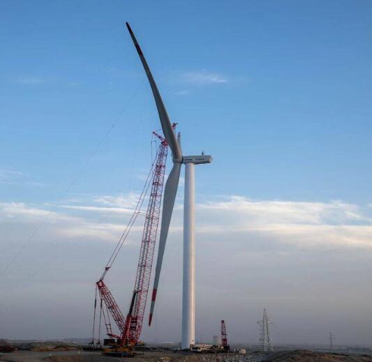 深耕大西北，H171-4MW分散式風電項目成功首吊!
