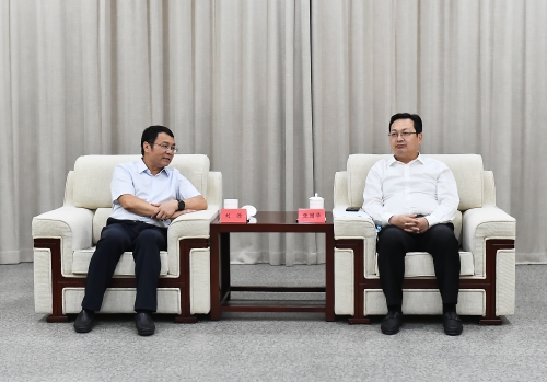 劉源拜會河北省委常委、副省長，雄安新區(qū)黨工委書記、管委會主任張國華