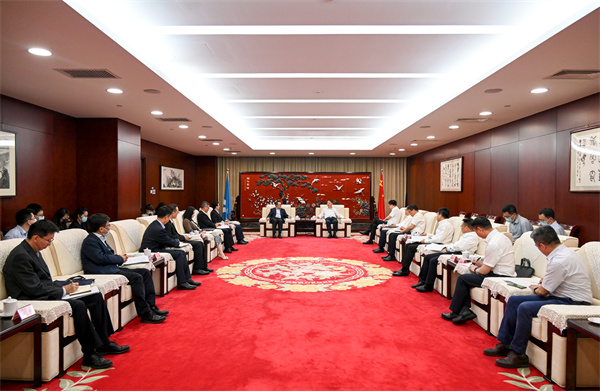 溫樞剛會見中國進(jìn)出口銀行黨委書記、董事長吳富林