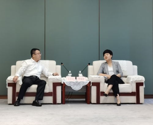 王小軍拜會(huì)廣西壯族自治區(qū)黨委常委、常務(wù)副主席蔡麗新