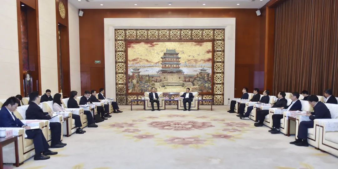 大唐集團(tuán)有限公司黨組書記、董事長(zhǎng)鄒磊拜會(huì)江西省省長(zhǎng)葉建春