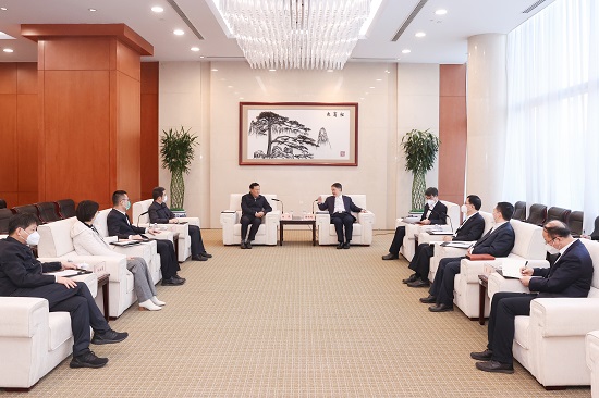 華能集團(tuán)黨組書(shū)記、董事長(zhǎng)溫樞剛會(huì)見(jiàn)中電聯(lián)常務(wù)副理事長(zhǎng)楊昆