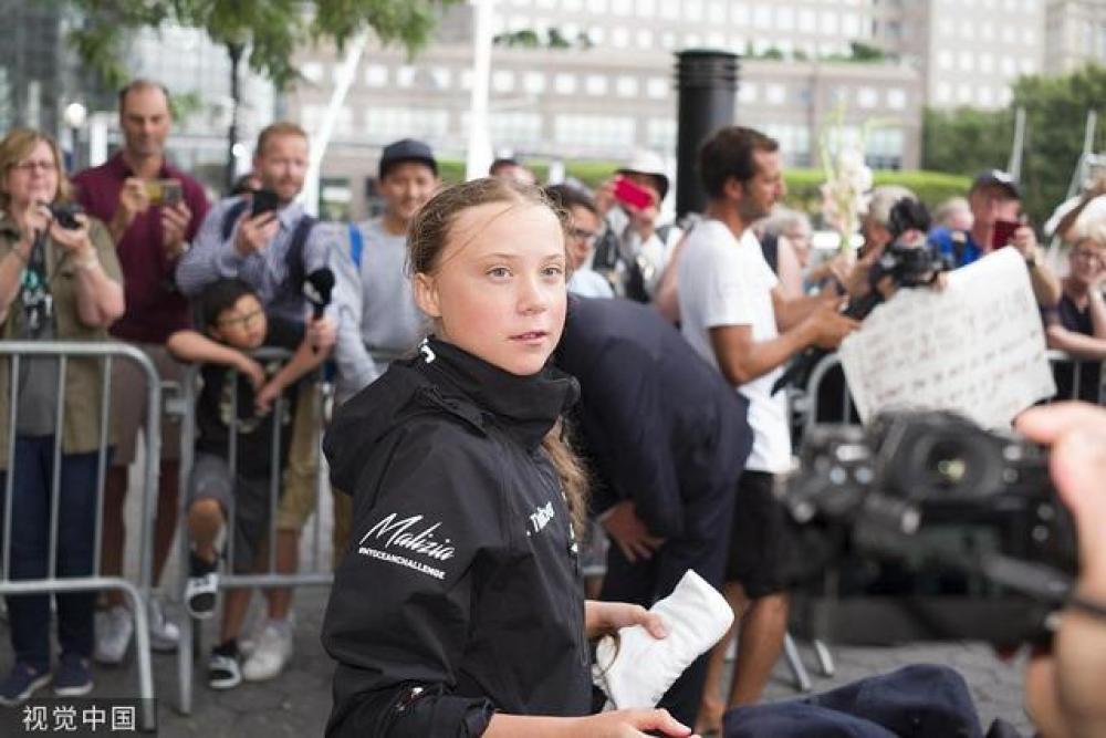 瑞典“環(huán)保少女”堵門(mén)挪威能源部，抗議在牧民土地建風(fēng)力渦輪機(jī)