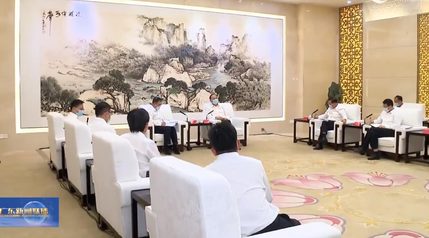 大唐集團黨組書記、董事長鄒磊拜會廣東省委書記黃坤明、省長王偉中