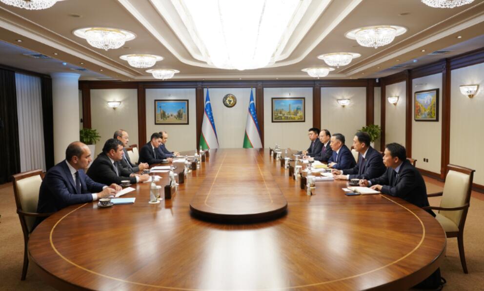 中國(guó)能建黨委書記、董事長(zhǎng)宋海良拜會(huì)烏茲別克斯坦總理阿卜杜拉·阿里波夫