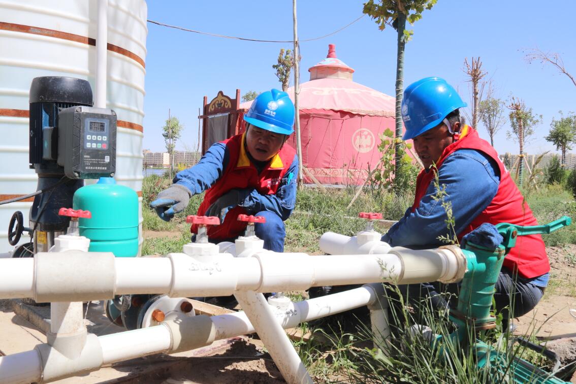 國網(wǎng)民豐縣供電公司:服務(wù)進小院 農(nóng)家樂開顏