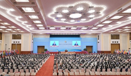 中國電建黨委書記、董事長丁焰章參加第三屆“一帶一路”國際合作高峰論壇開幕式