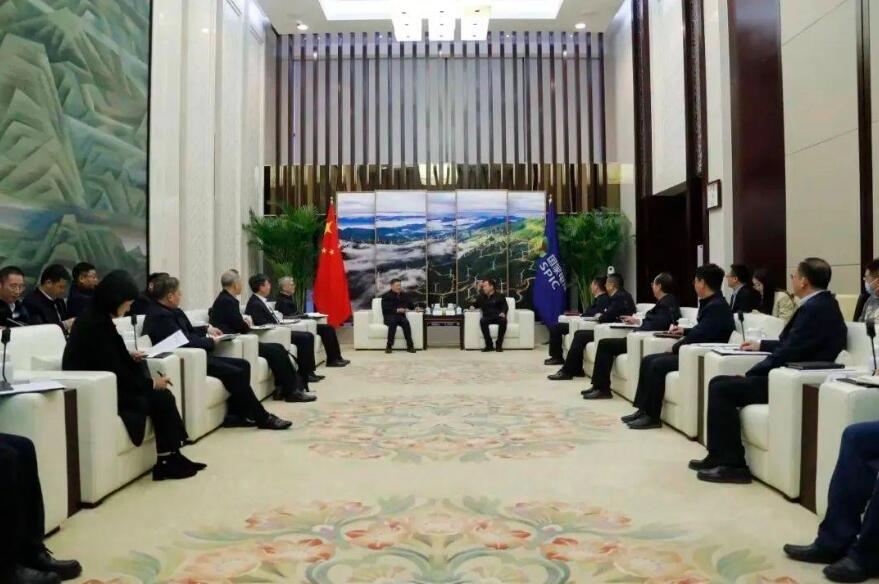 國(guó)家電投黨組書(shū)記、董事長(zhǎng)劉明勝會(huì)見(jiàn)東方電氣黨組書(shū)記、董事長(zhǎng)俞培根