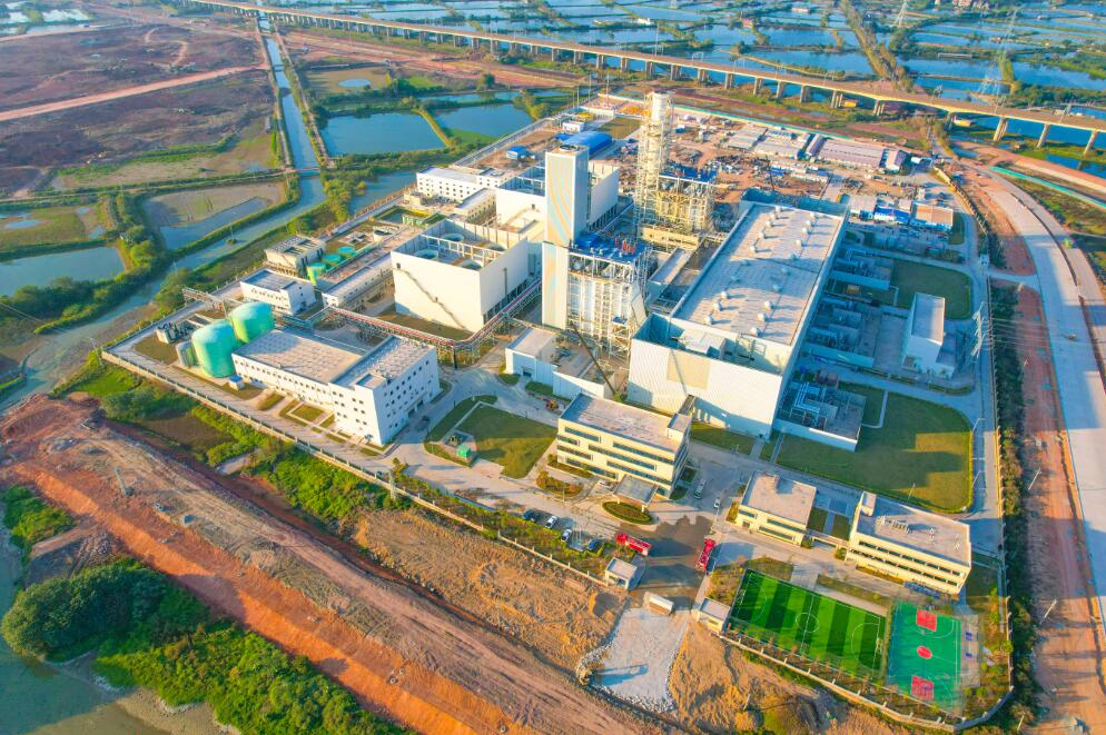 廣東肇慶鼎湖2臺460兆瓦天然氣熱電聯(lián)產項目2號機組并網