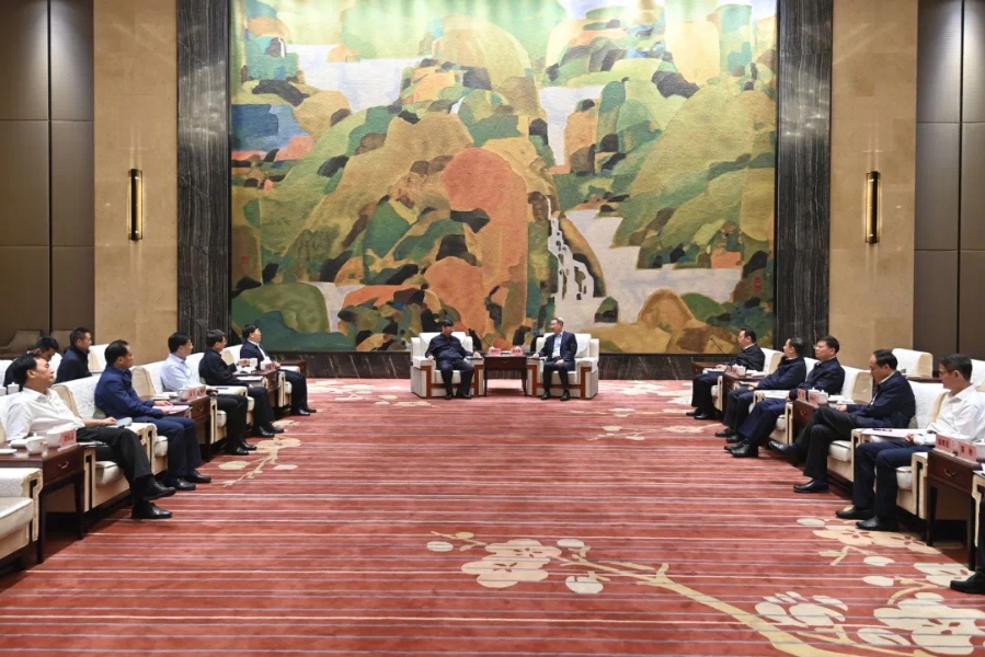 武漢市委書記郭元強(qiáng)、市長程用文會見三峽集團(tuán)董事長劉偉平一行