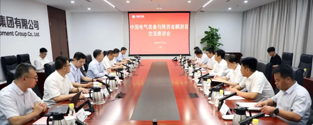 中國電氣裝備黨委書記、董事長李洪鳳會見麟游