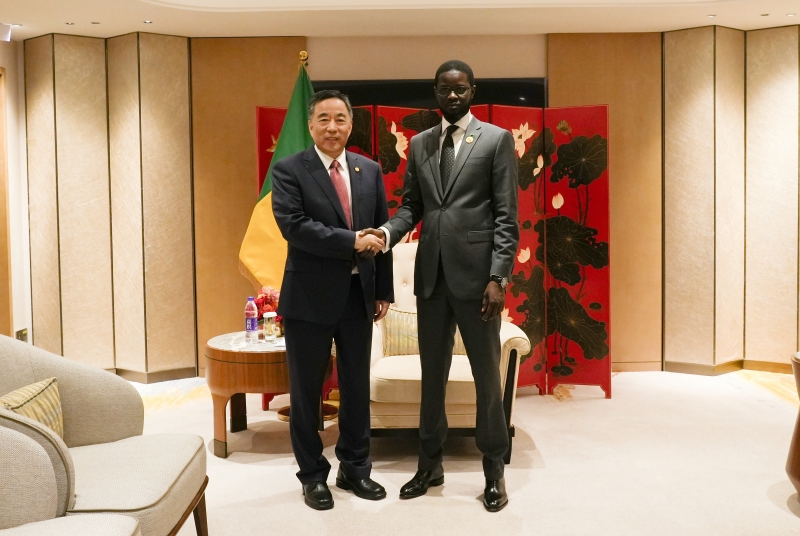 中國能建黨委書記、董事長宋海良拜會塞內(nèi)加爾總統(tǒng)法耶