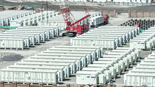 中國首個GWh級儲能項目，海博思創(chuàng)在荒漠建立起“綠色長城”