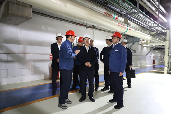 華能集團總經(jīng)理張文峰到華能青島港務(wù)、青島熱電調(diào)研