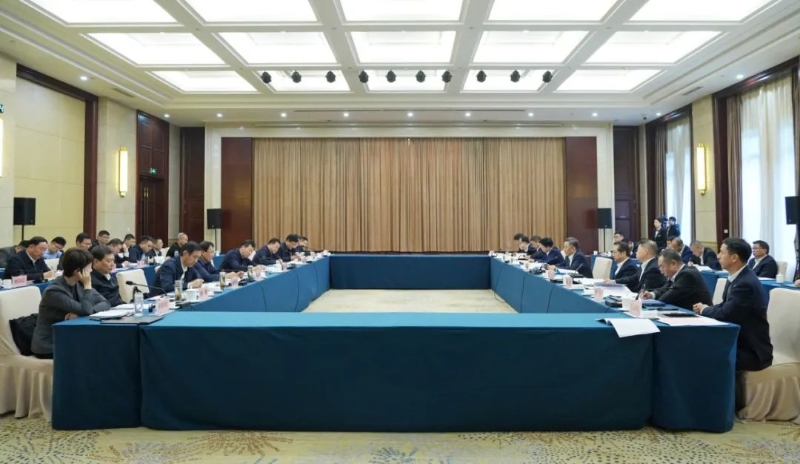 中國能建黨委書記、董事長宋海良與臨沂市委書記任剛會談