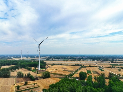 185米!全球最高混塔風(fēng)機安徽阜南300兆瓦風(fēng)電項目投產(chǎn)