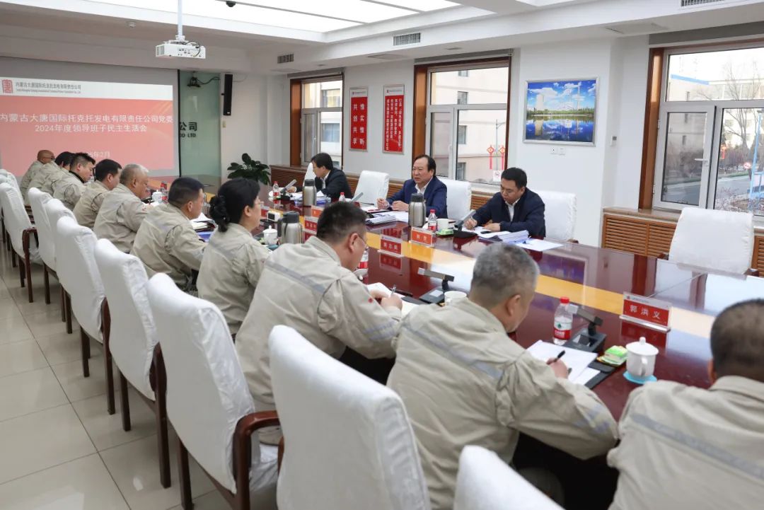 大唐國際領導班子成員督導基層企業(yè)黨委2024年度領導班子民主生活會
