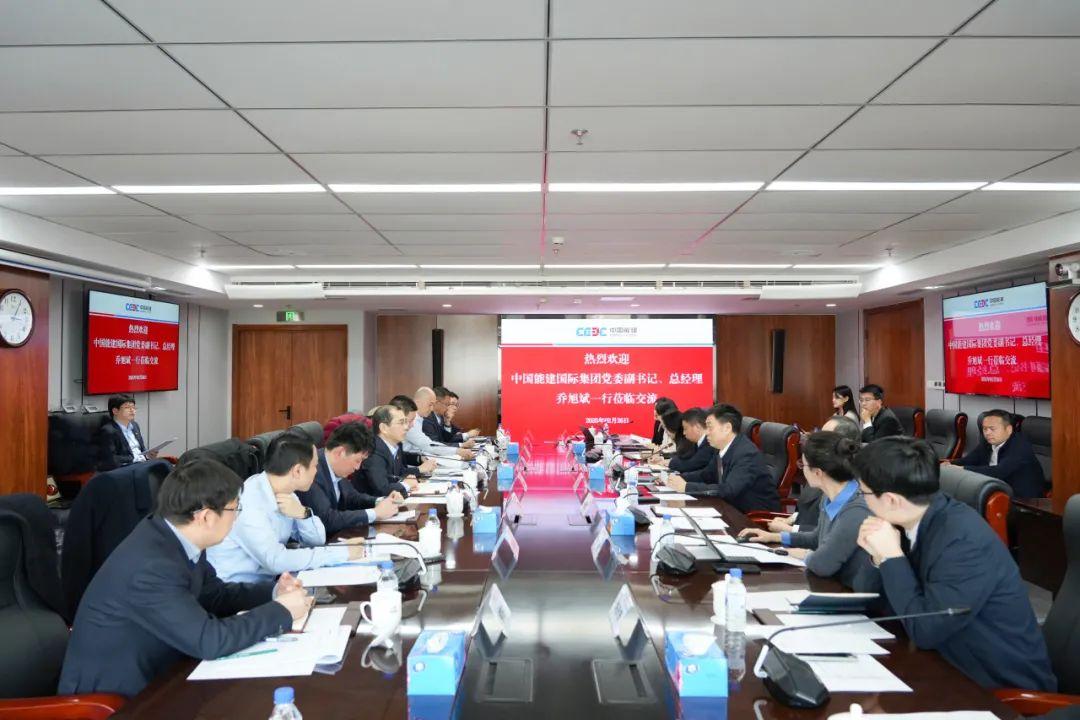 能建國(guó)際黨委副書記喬旭斌率團(tuán)到中國(guó)能建數(shù)科