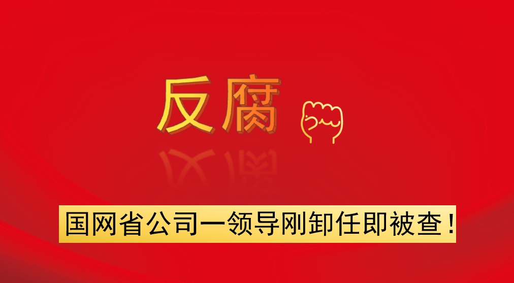 國網(wǎng)省公司一領(lǐng)導(dǎo)剛卸任即被查！