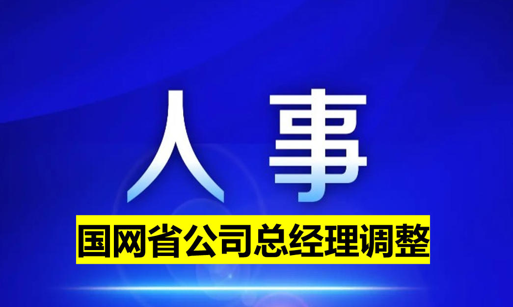 國(guó)網(wǎng)省公司總經(jīng)理調(diào)整